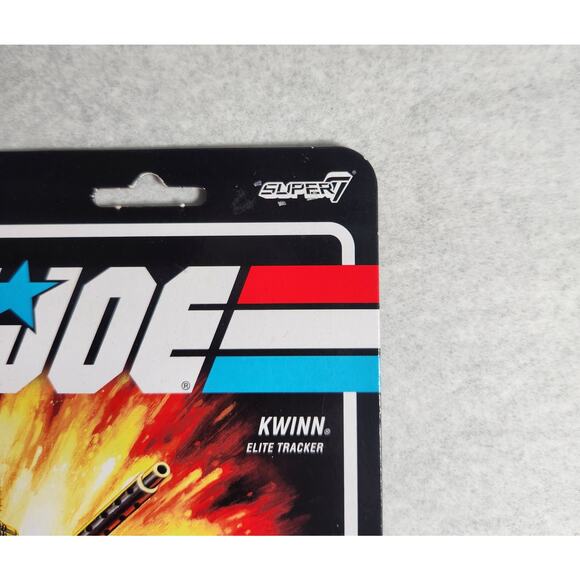 G. I. Joe Kwinn Elite Tracker Super 7 Reaction figure 4" Action Figure Brand New - Picture 4 of 7